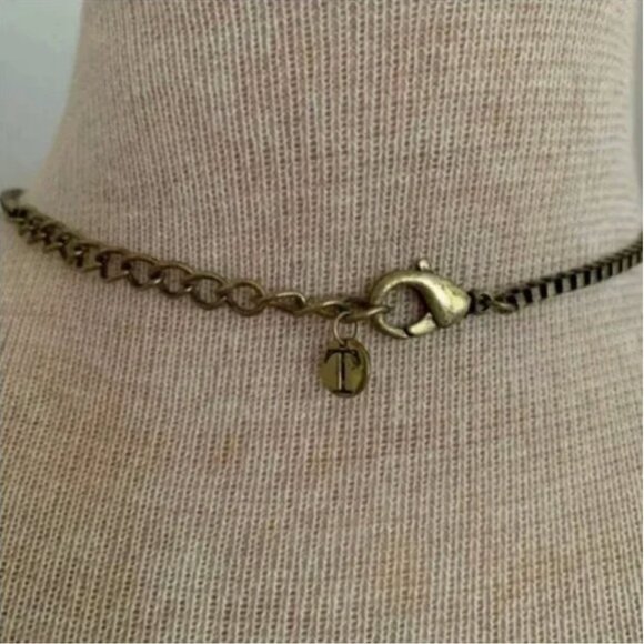 Talbots Triple Rings Necklace - Picture 3 of 4